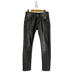 Zara Man Black Slim Tapered Denim Jeans